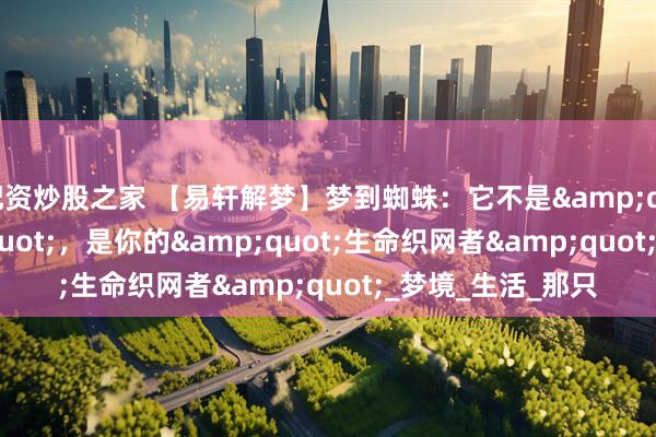 配资炒股之家 【易轩解梦】梦到蜘蛛：它不是"不祥"，是你的"生命织网者"_梦境_生活_那只